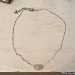 pink/gold kendra scott necklace